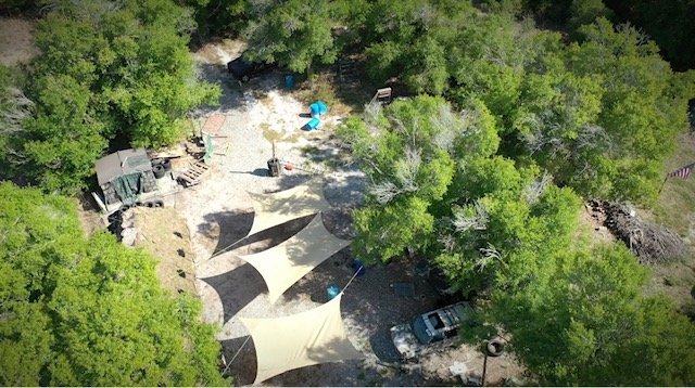 Aerial view of the private outdoor range in Boynton Beach