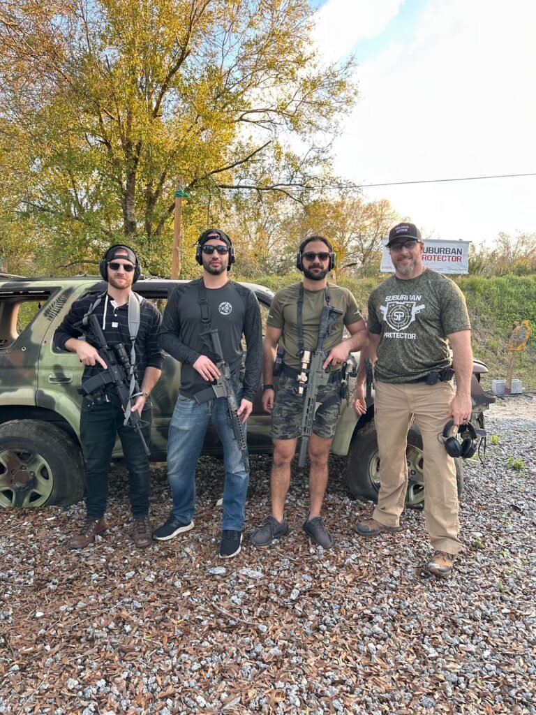 Students standing together after a training class